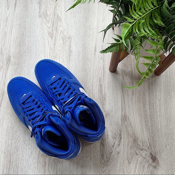 Nike ID custom air force 1 DUKE patch sneakers - Picture 6 of 7